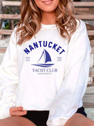 Nantucket Yacht Club CrewNeck Sweatshirt Ocean and 7th