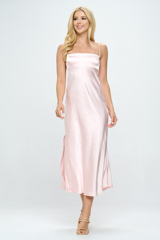 Satin Cami Midi Dress One and Only Collective Inc