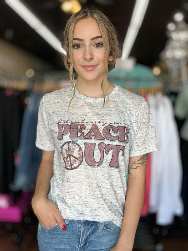 Peace Out Tee Ask Apparel