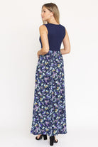 Sleeveless Floral Maxi Dress EG fashion