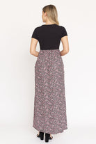 Short Sleeve Floral Maxi Dress EG fashion