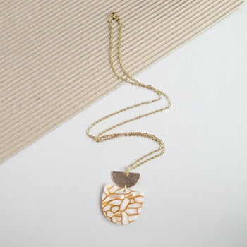 Harper Pumpkin Spice Necklace Spiffy & Splendid