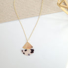 Ava Blonde Tortoise Necklace Spiffy & Splendid