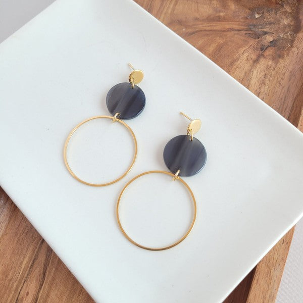 Sadie Earrings - Black Spiffy & Splendid