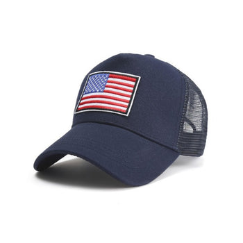 American Flag Unisex Trucker Hat Jupiter Gear