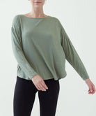 BAMBOO DOLMAN LONG SLEEVE TOP Fabina