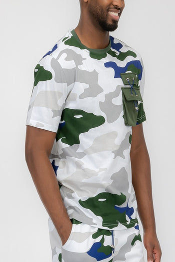 Weiv Full Camo Short Sleeve TShirt WEIV