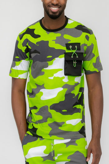 Weiv Full Camo Short Sleeve TShirt WEIV