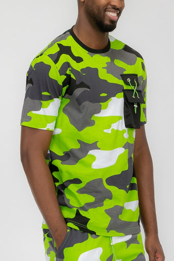 Weiv Full Camo Short Sleeve TShirt WEIV