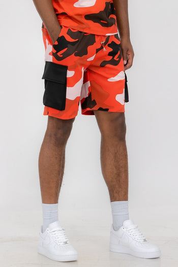 Weiv Mens Full Camo Sweat Shorts WEIV