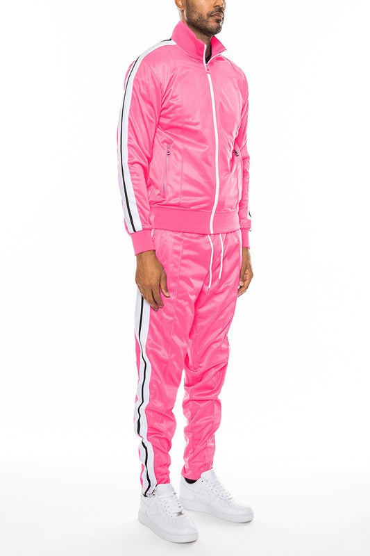 Striped Tape Front Pleat Track Suit WEIV