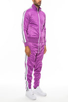 Striped Tape Front Pleat Track Suit WEIV