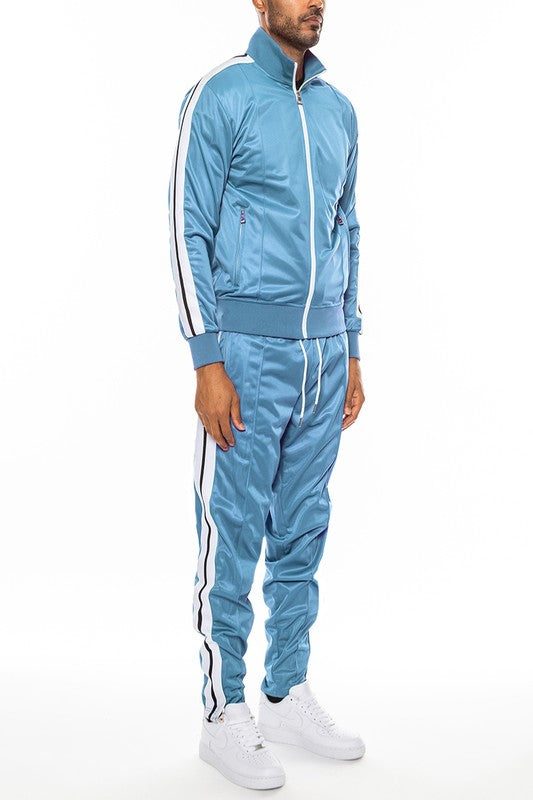 Striped Tape Front Pleat Track Suit WEIV