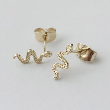 Mini Snake Studs HONEYCAT Jewelry