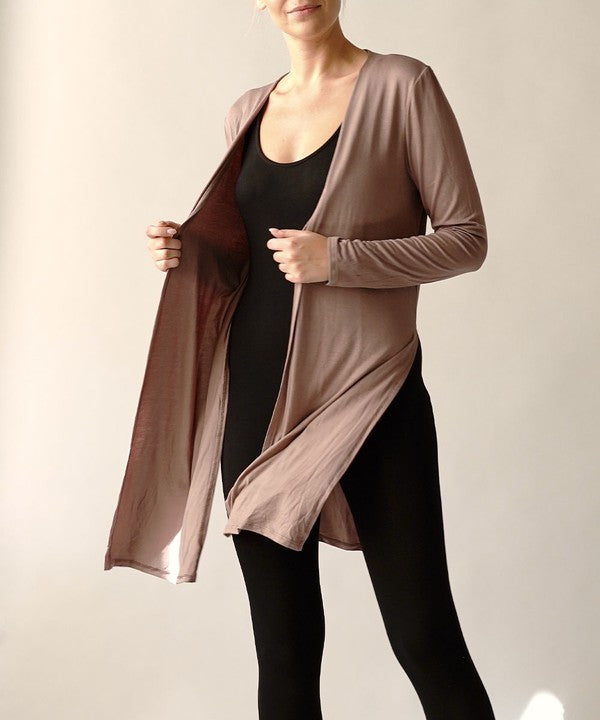 BAMBOO LONG CARDIGAN Fabina