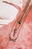 Layered Point Pendant Boho Necklace Leto Accessories