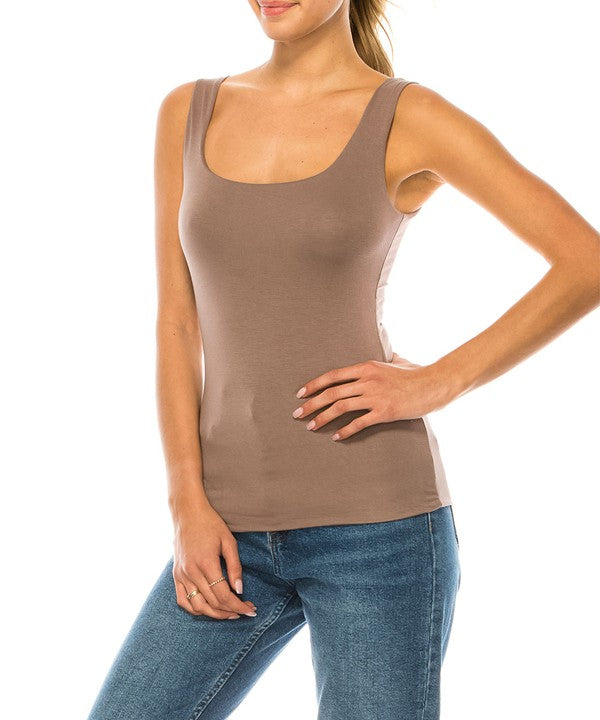 BAMBOO DOUBLE LAYERED TANK Fabina