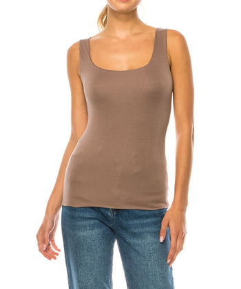 BAMBOO DOUBLE LAYERED TANK Fabina