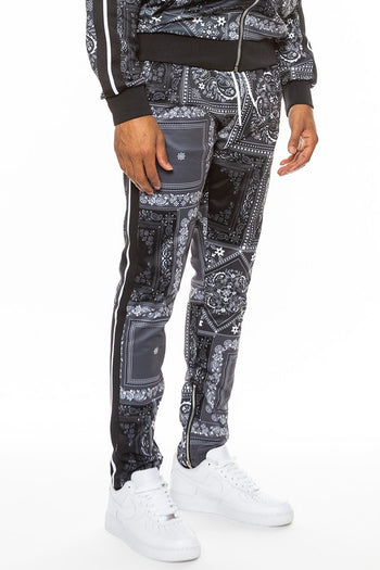 Weiv Paisley Bandana Print Track Pants WEIV