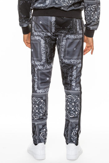 Weiv Paisley Bandana Print Track Pants WEIV