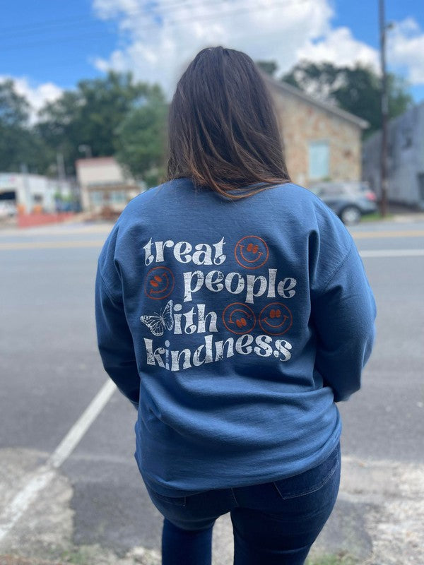Treat People With Kindness Sweatshirt Ask Apparel