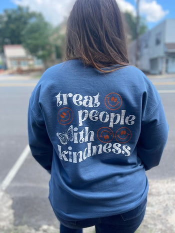 Treat People With Kindness Sweatshirt Ask Apparel