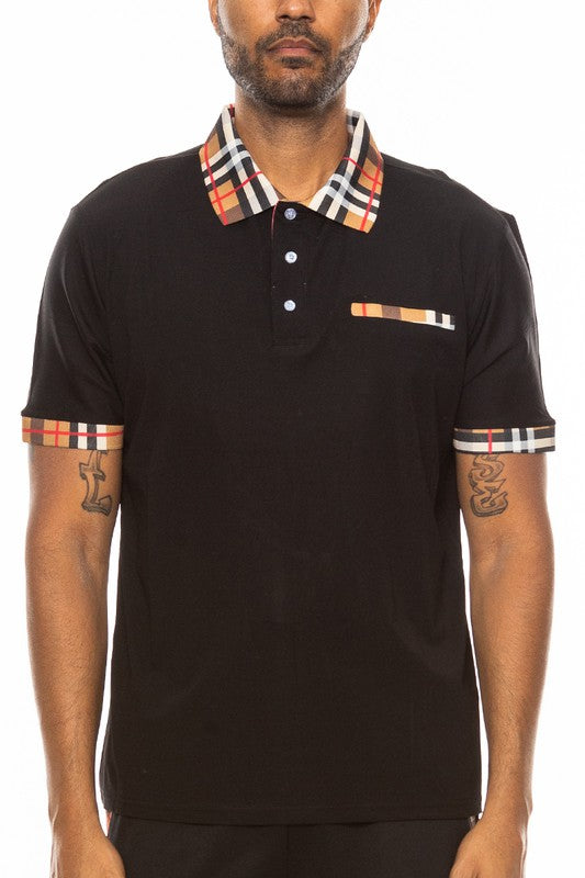 Checkered Plaid Short Sleeve Ploto Shirt WEIV