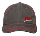 Nebraska Stitch Grey / Red Trucker Hat Ocean and 7th