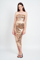 SEQUIN RECHED TUBE TOP Emory Park