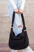 Boucle Sherpa Messenger Bag Aili's Corner