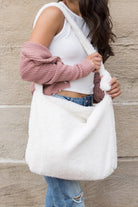 Boucle Sherpa Messenger Bag Aili's Corner