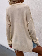 Women Long Sleeve Loose Fit Sweater Annva USA