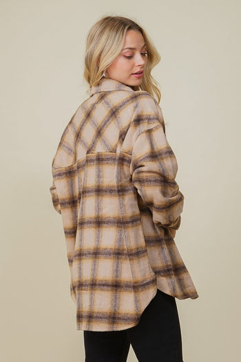 Oversized Plaid Shacket TIMING