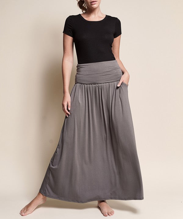 BAMBOO YOGA MAXI SKIRT Fabina