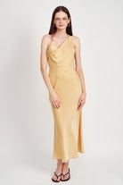 SATIN MAXI BIAS DRESS Emory Park