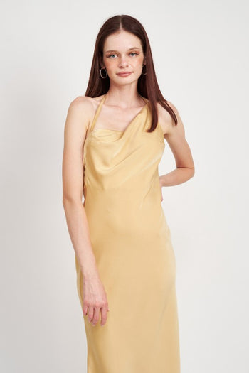 SATIN MAXI BIAS DRESS Emory Park