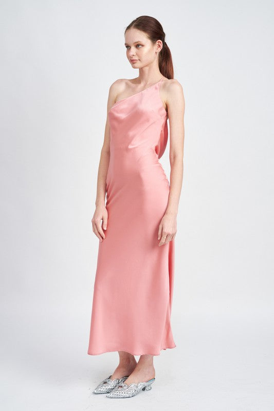 SATIN MAXI BIAS DRESS Emory Park