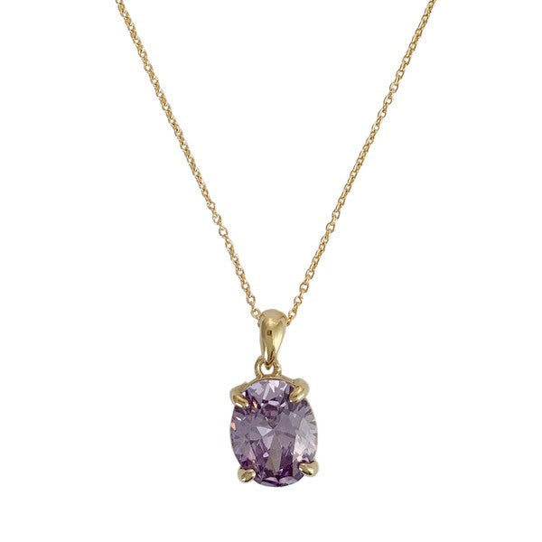 Confection Purple Crystal Necklace HONEYCAT Jewelry