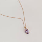 Confection Purple Crystal Necklace HONEYCAT Jewelry