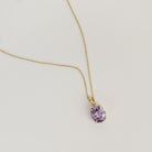 Confection Purple Crystal Necklace HONEYCAT Jewelry