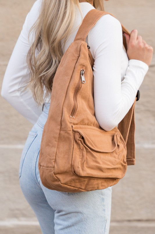 Oversized Canvas Sling Aili's Corner