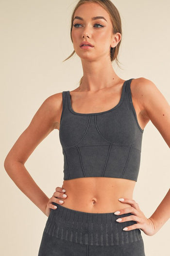 Women's Ultra-Comfort Ribbed Sports Bra Yelete