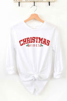 CHRISTMAS VIBES LONG SLEEVE TEE ALPHIA