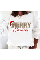 Merry Christmas Graphic Sweatshirt ROSEMEAD LOS ANGELES CO