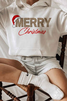 MERRY CHRISTMAS GRAPHIC HOODIE ROSEMEAD LOS ANGELES CO