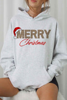 MERRY CHRISTMAS GRAPHIC HOODIE ROSEMEAD LOS ANGELES CO