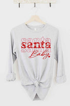 SANTA BABY CHRISTMAS LONG SLEEVE TEE ROSEMEAD LOS ANGELES CO