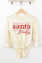 SANTA BABY CHRISTMAS LONG SLEEVE TEE ROSEMEAD LOS ANGELES CO