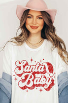 SANTA BABY CHRISTMAS GRAPHIC T-SHIRT ALPHIA