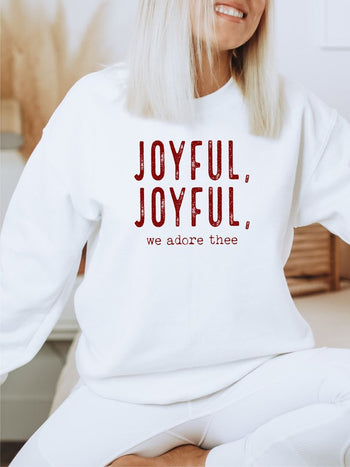 Joyful, Joyful, We Adore Thee Sweatshirt Ocean and 7th